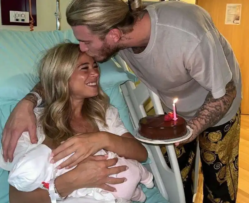 loris karius diletta leotta e la figlia aria