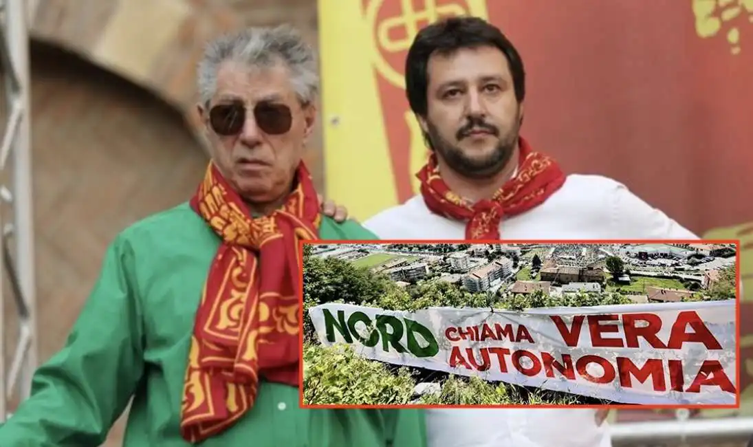 matteo salvini umberto bossi