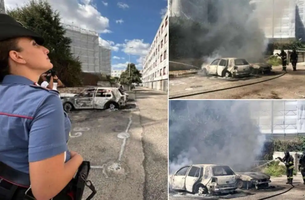 quarto napoli vicino casa incendio 