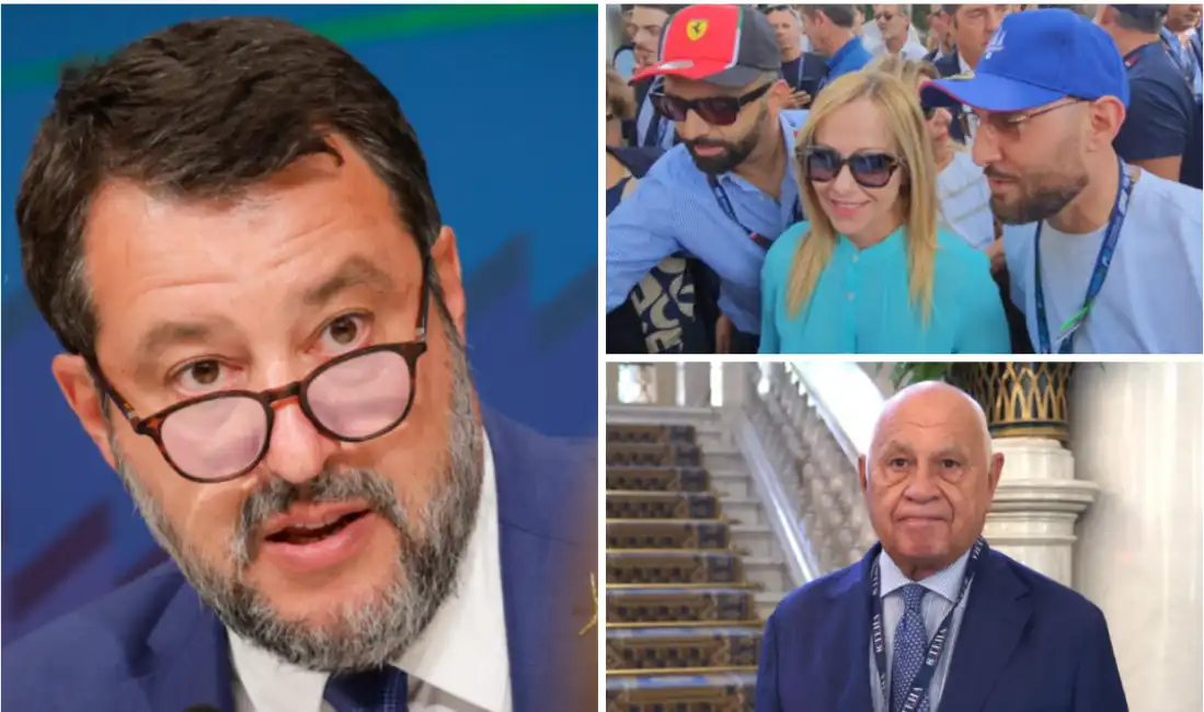 salvini meloni nordio