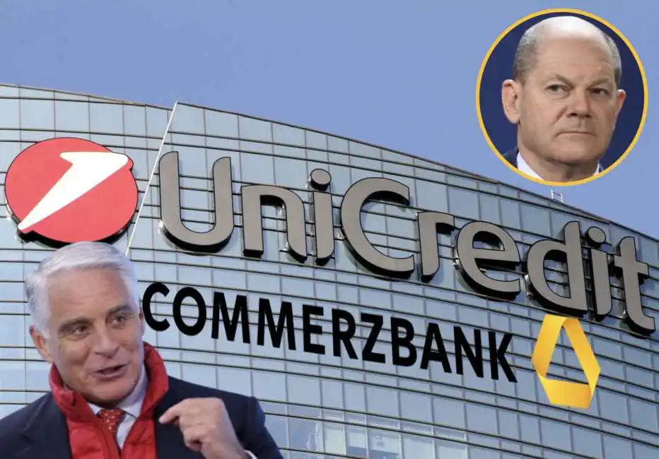 andrea orcel olaf scholz unicredit commerzbank 