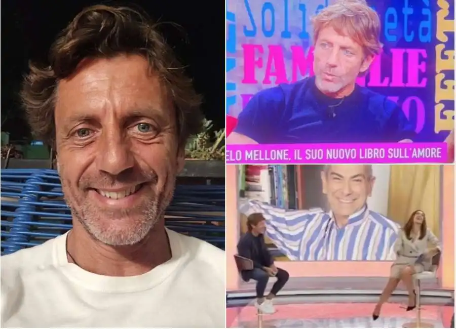 angelo mellone ospite da monica setta e caterina balivo