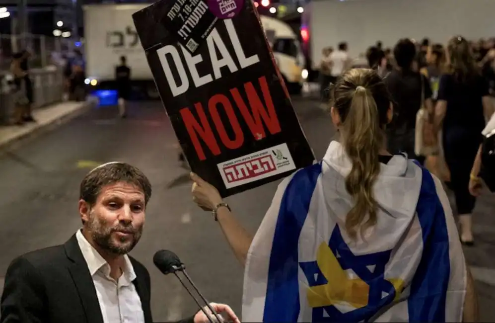 bezalel smotrich israele protesta proteste 