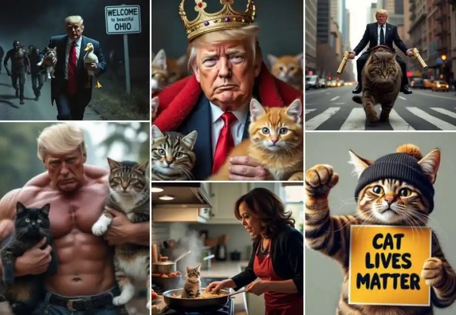 donald trump gatto gatti 