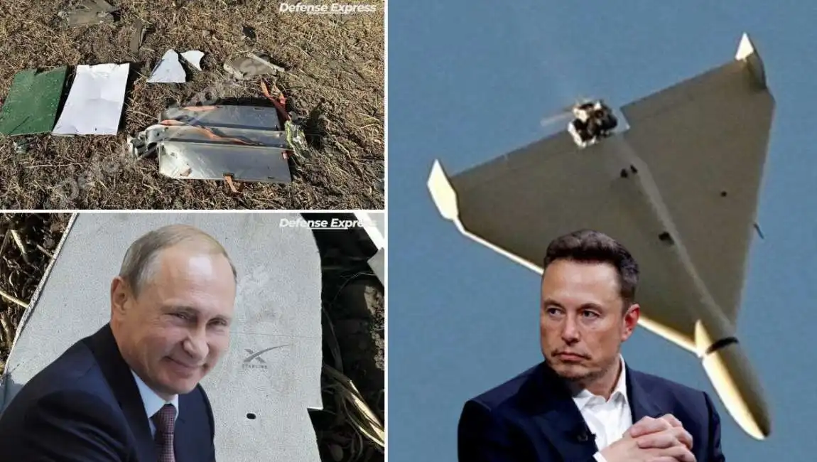 elon musk droni starlink vladimir putin