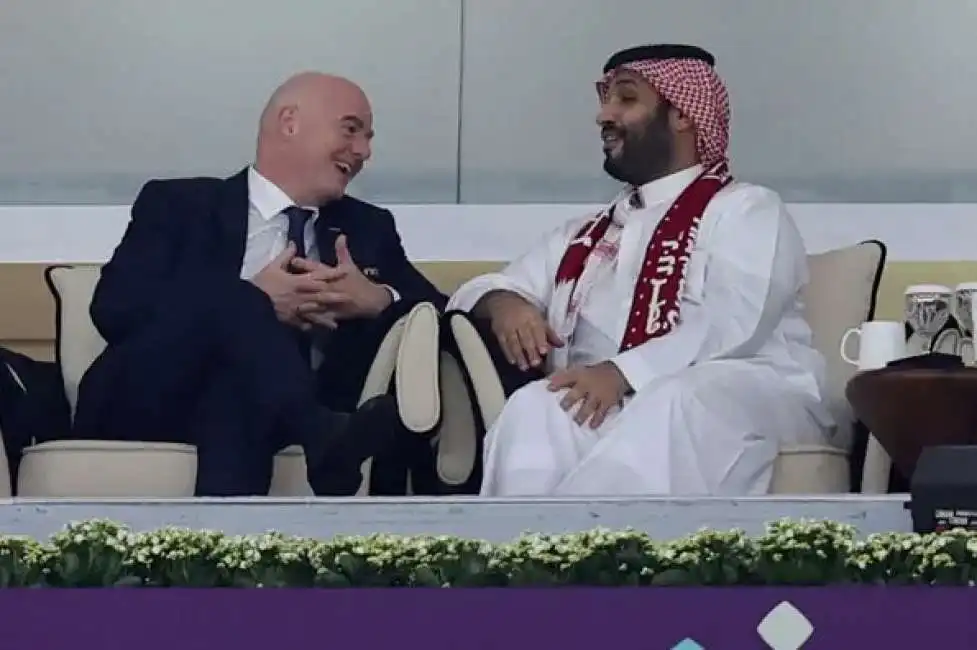 gianni infantino mohammed bin salman 