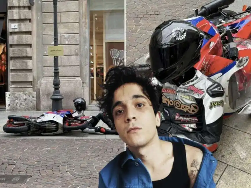 tananai inscena un finto incidente in moto per annunciare il nuovo album 2