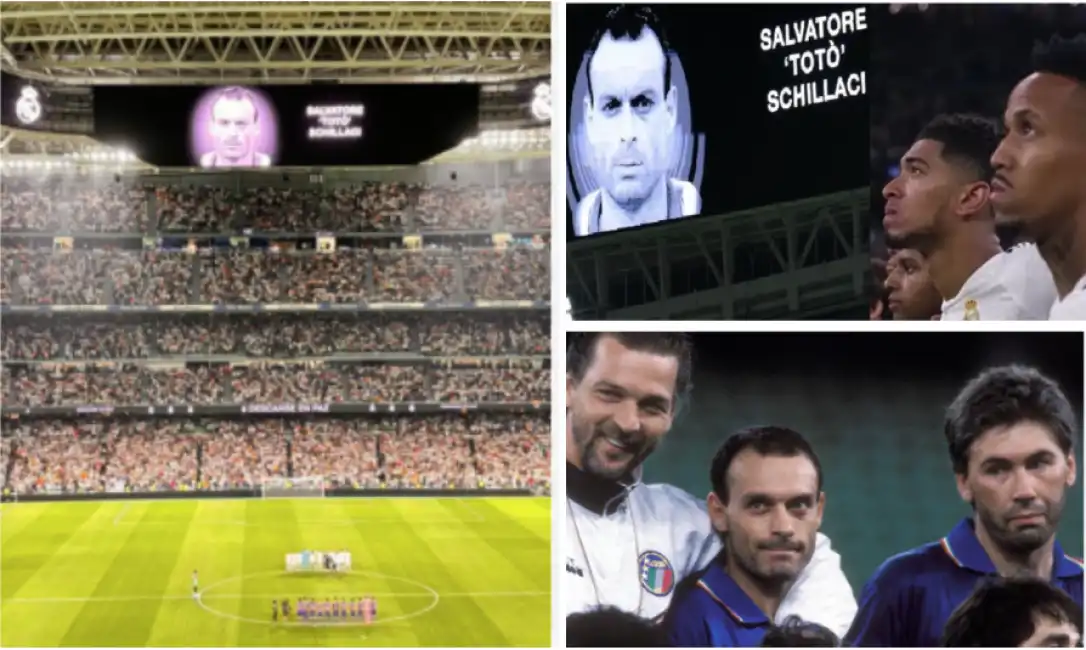 totò schillaci omaggio bernabeu