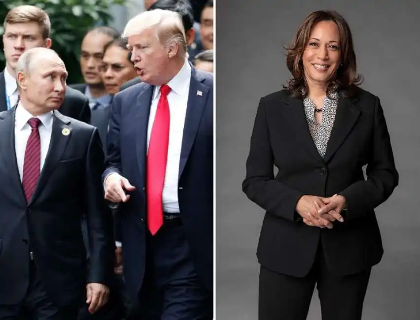 vladimir putin donald trump kamala harris 