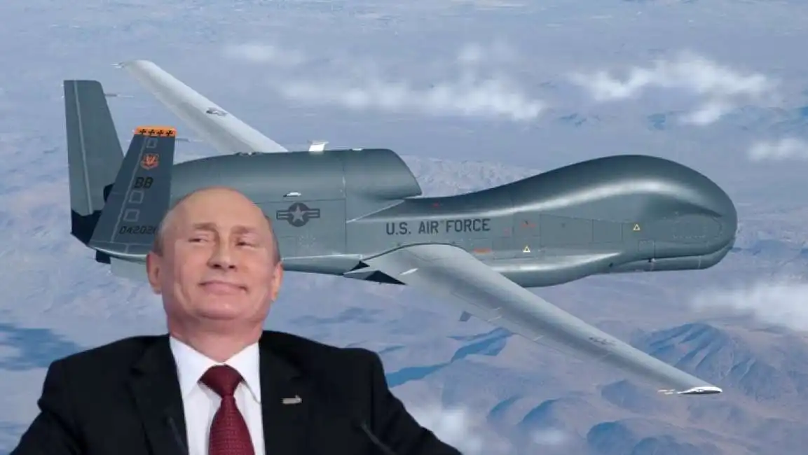 vladimir putin drone americano