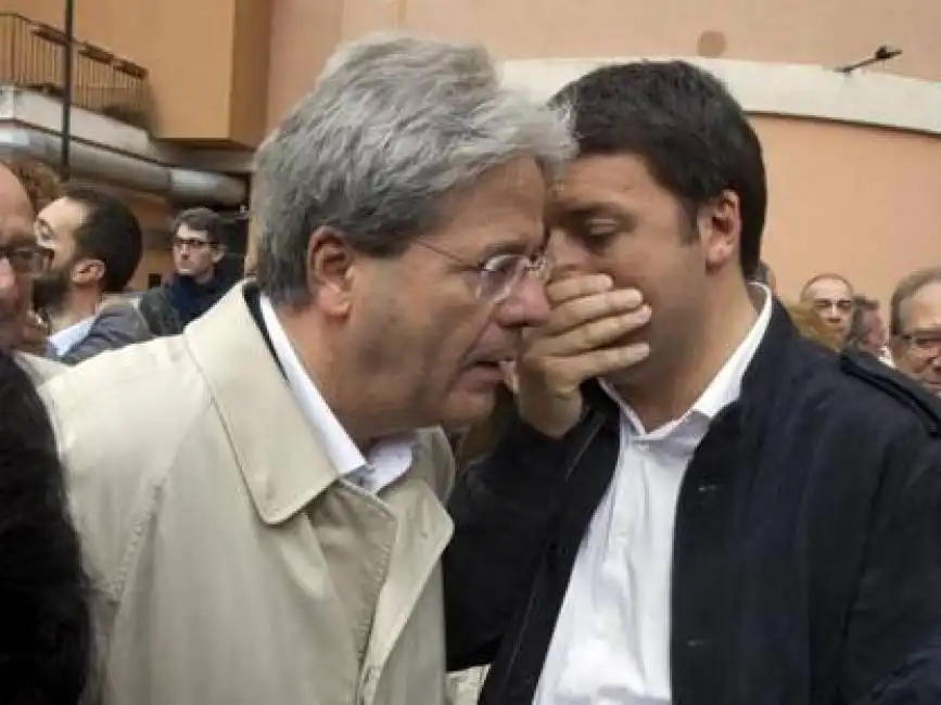 gentiloni e renzi 