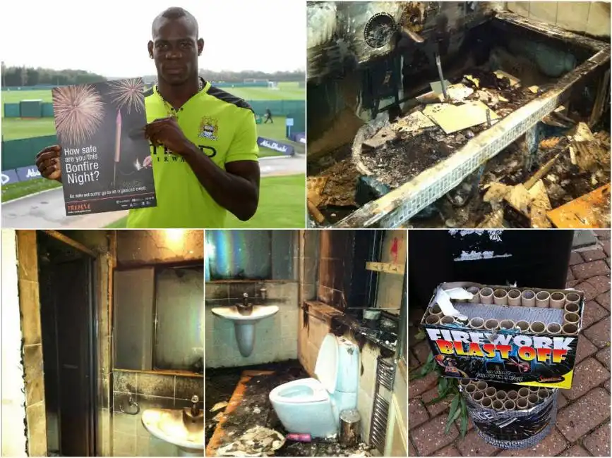 incendio a casa di mario balotelli 