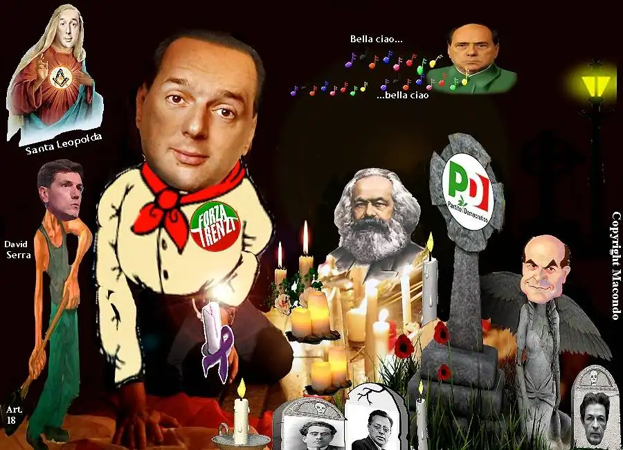 renzi marx bersani leopolda serra