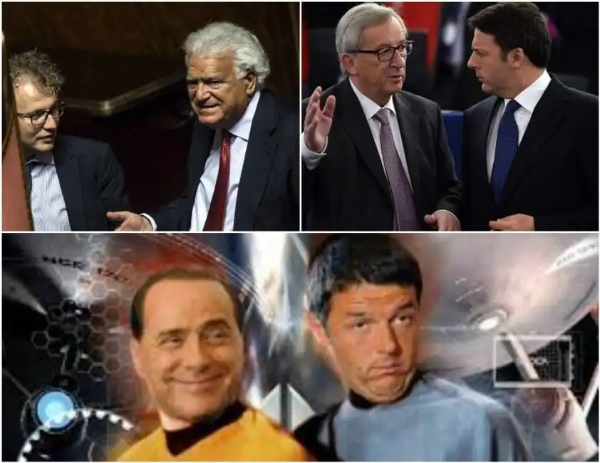 lotti verdini juncker renzi berlusconi