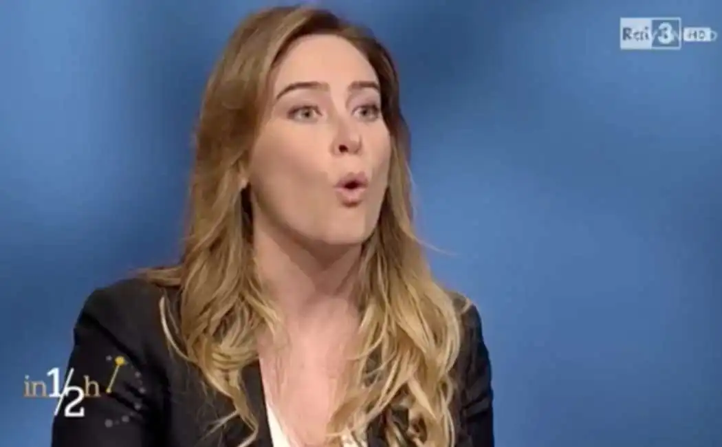 maria elena boschi like a virgin