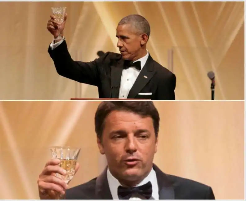 renzi obama brindisi