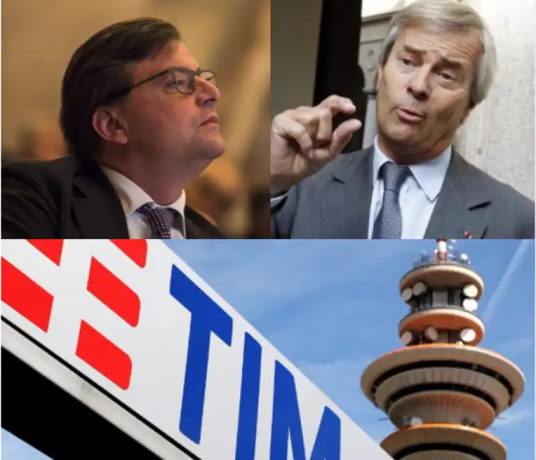 bollore calenda rete tim