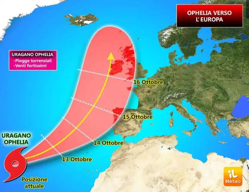 uragano ophelia