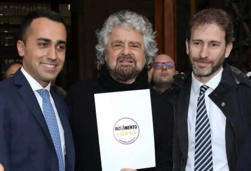 beppe grillo luigi di maio davide casaleggio