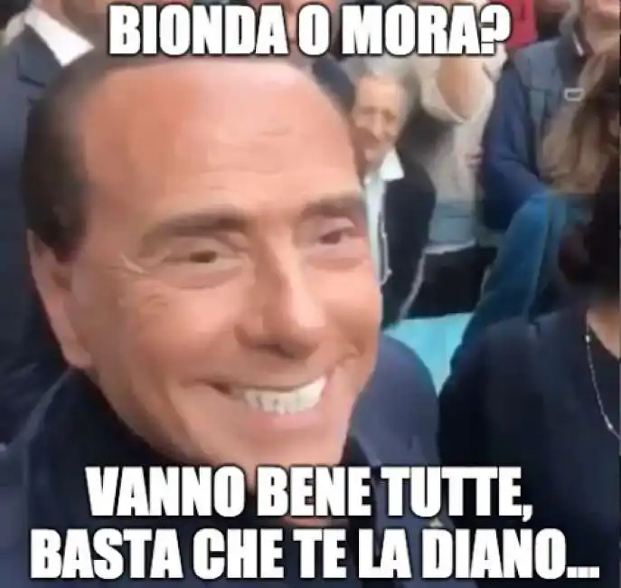 berlusconi bionde o more