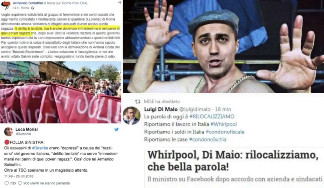 di maio mise lulgi di malo schiaffini