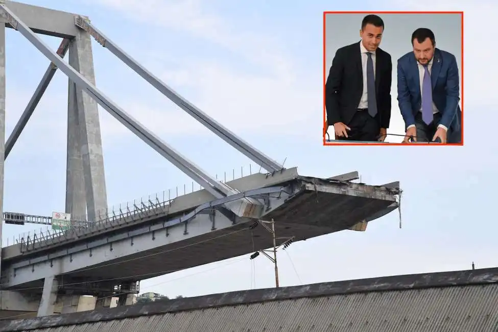 di maio salvini ponte genova