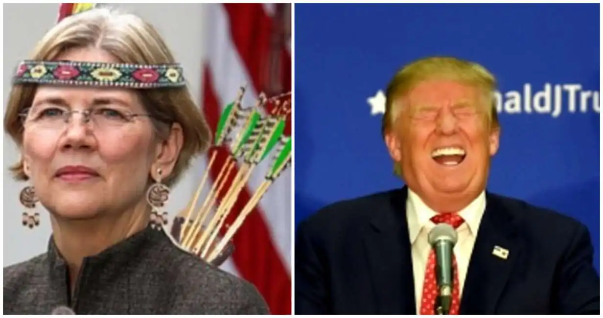 elizabeth warren donald trump