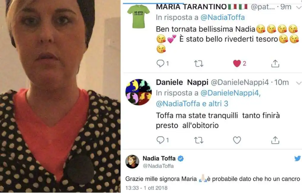 nadia toffa hater