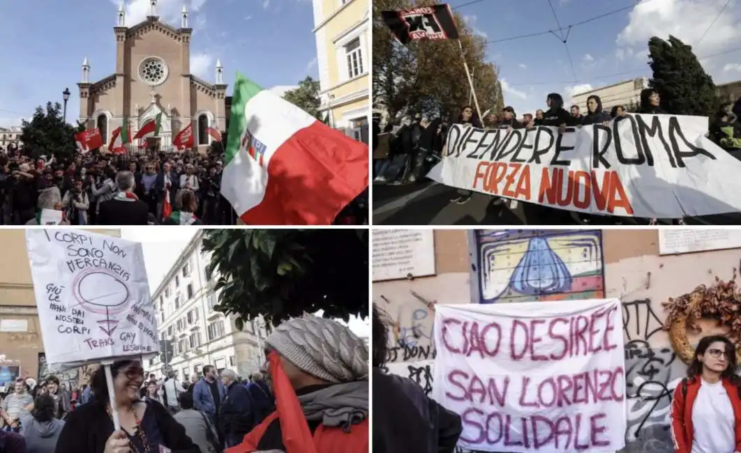 san lorenzo anpi forza nuova