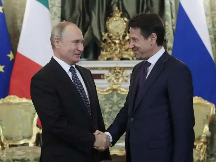 vladimir putin giuseppe conte 