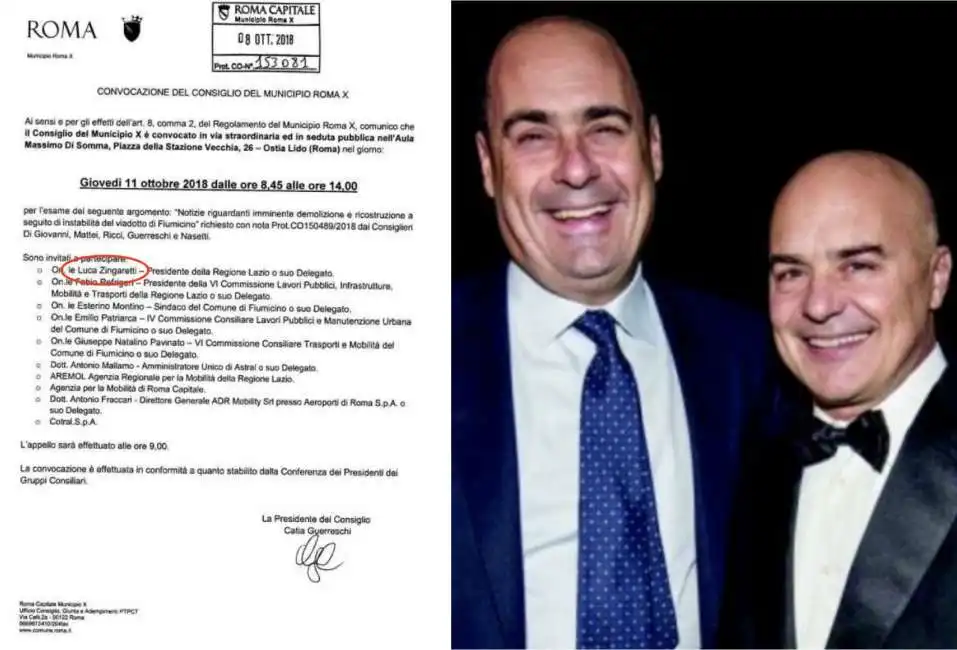 zingaretti ostia di pillo