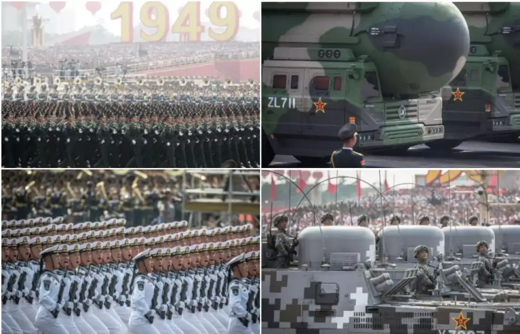 cina parata militare per i 70 anni