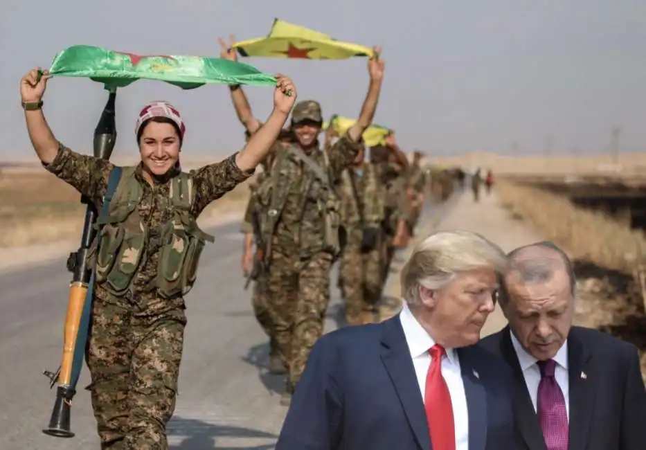 combattenti curde in siria rojava curdi siria trump erdogan