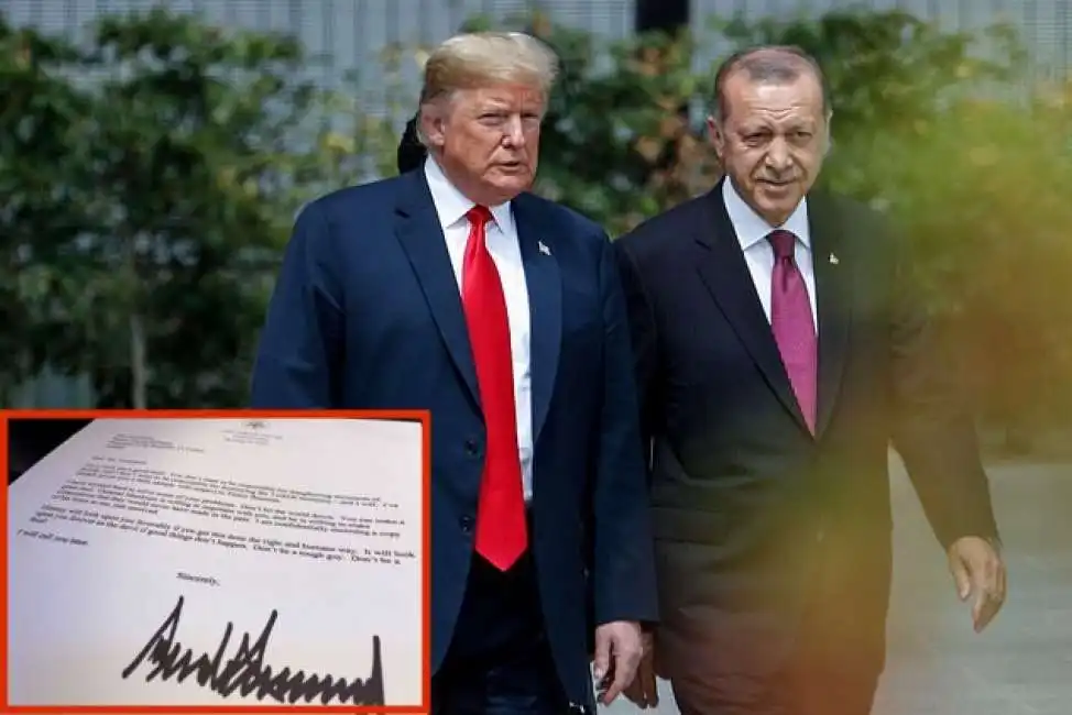 donald trump recep tayyip erdogan lettera