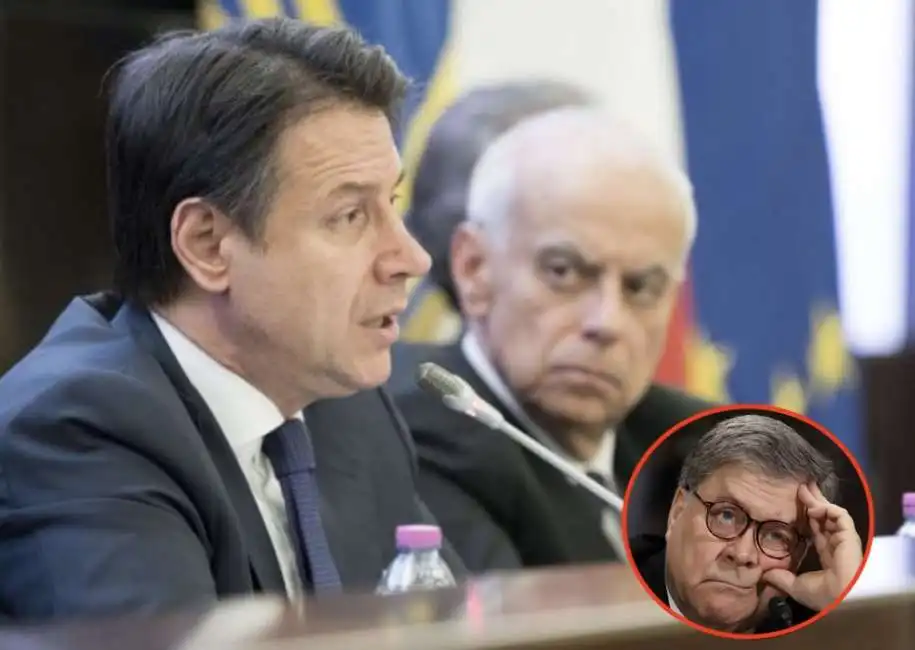 giuseppe conte gennaro vecchione william barr