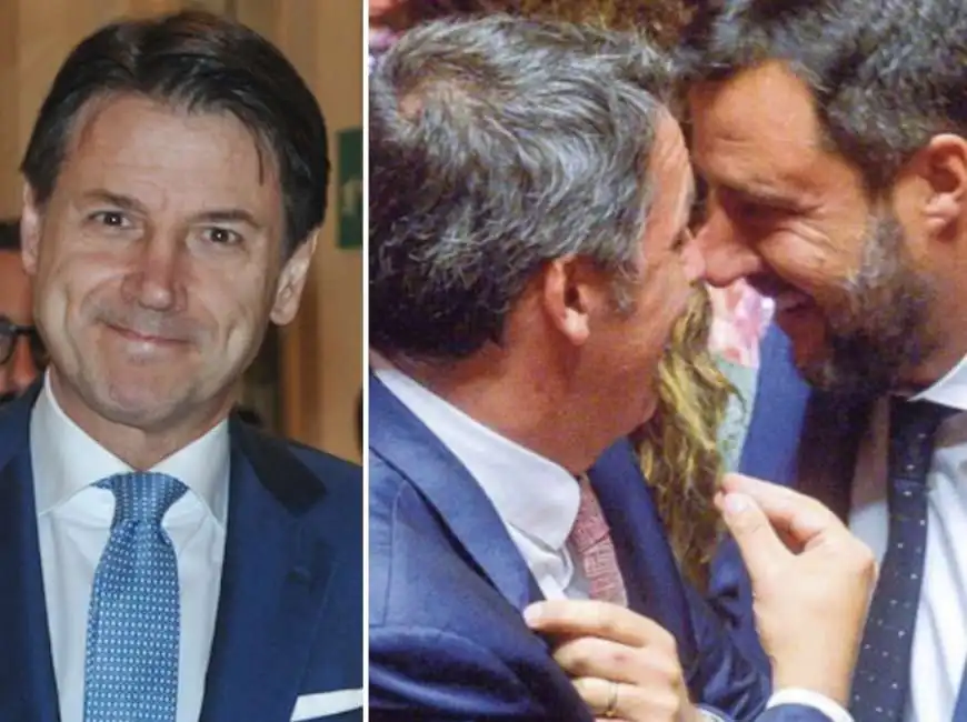 giuseppe conte matteo renzi salvini