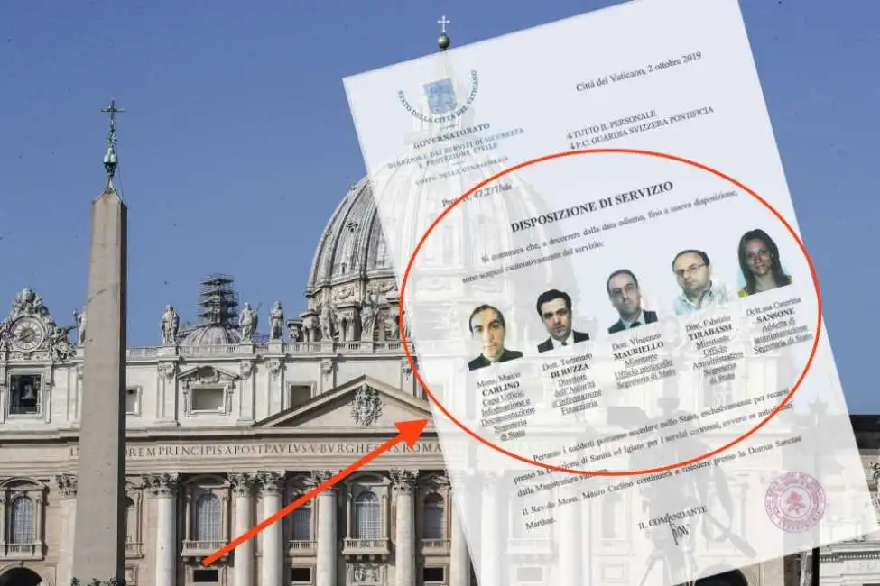 i cinque indagati in vaticano 