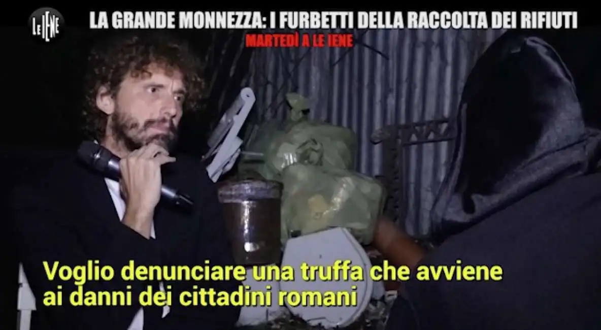 le iene la truffa dei rifiuti a roma -8