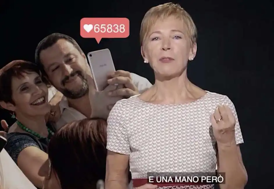 milena gabanelli bestia salvini morisi