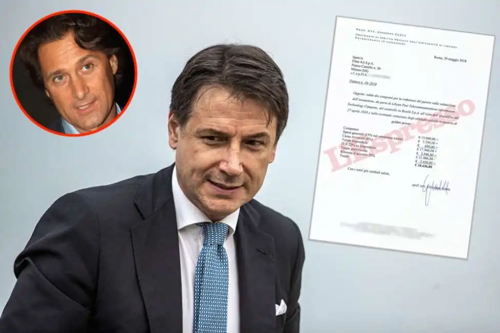 raffaele mincione giuseppe conte fattura fiber 4.0 