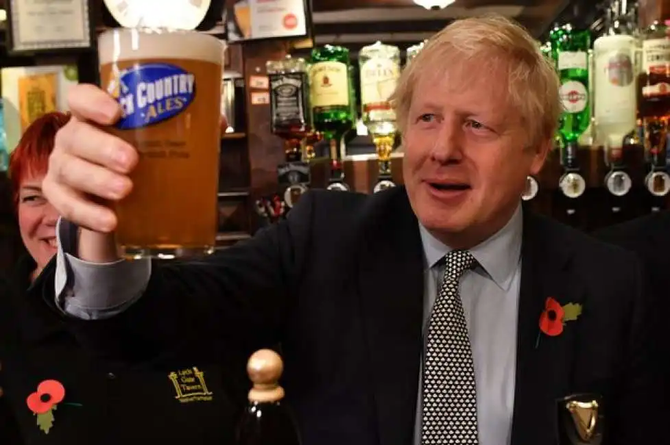 boris johnson birra