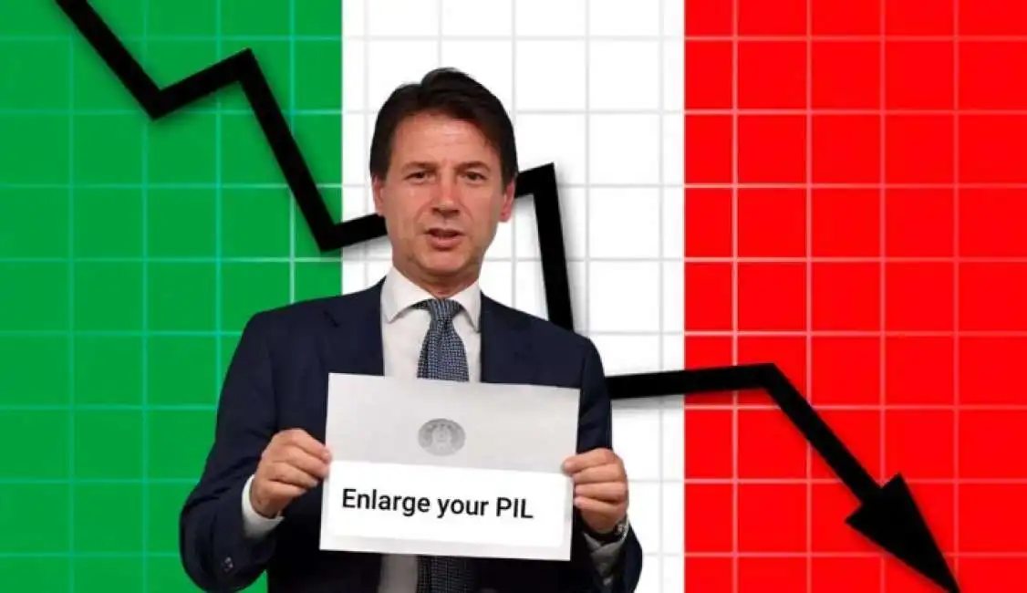 giuseppe conte italia recessione