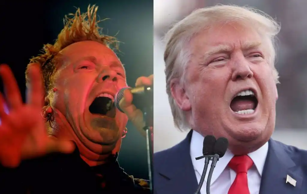 johnny rotten donald trump