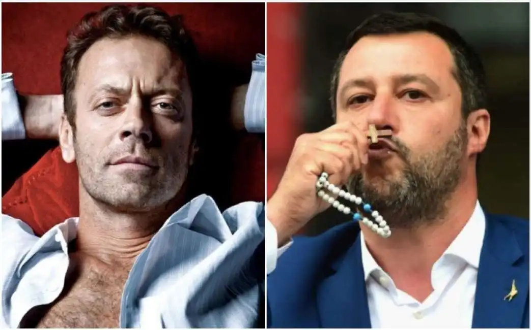 matteo salvini e rocco siffredi