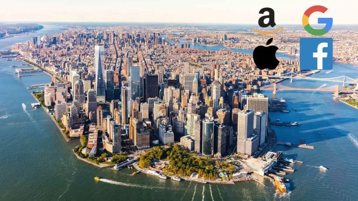 new york manhattan amazon apple google facebook 