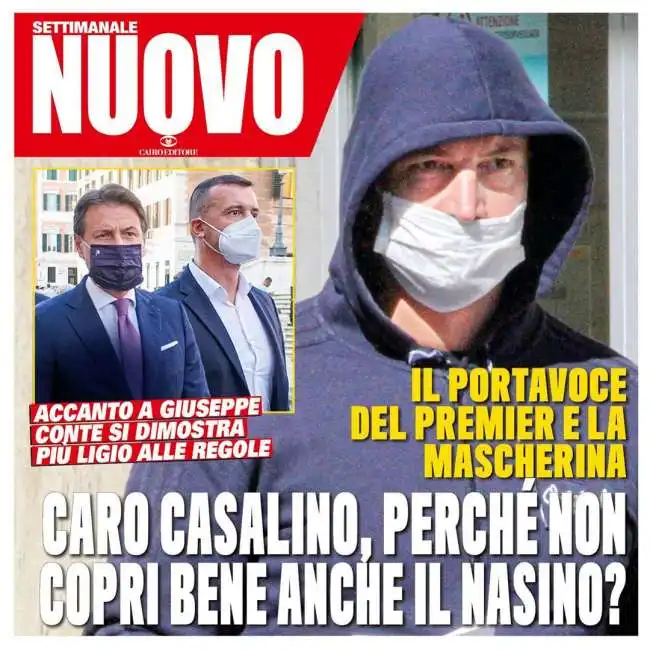 rocco casalino mascherina 