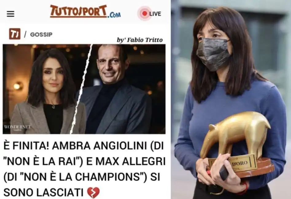 ambra angiolini massimiliano allegri 