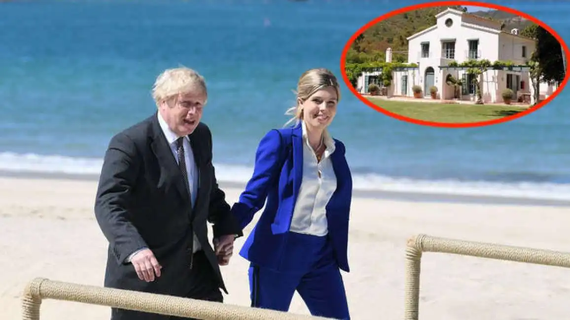 boris johnson in vacanza a marbella