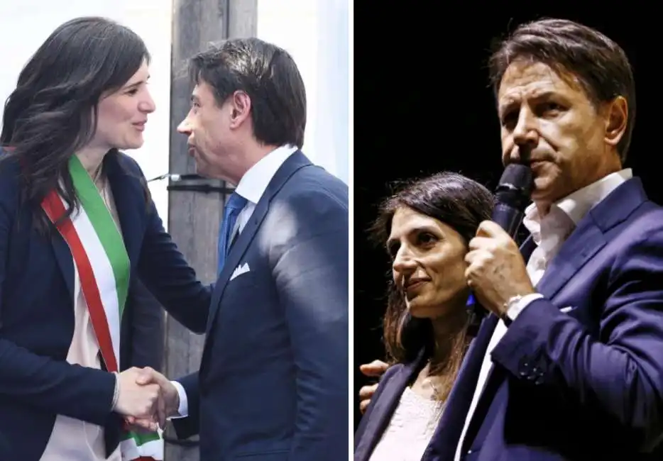 chiara appendino virginia raggi giuseppe conte