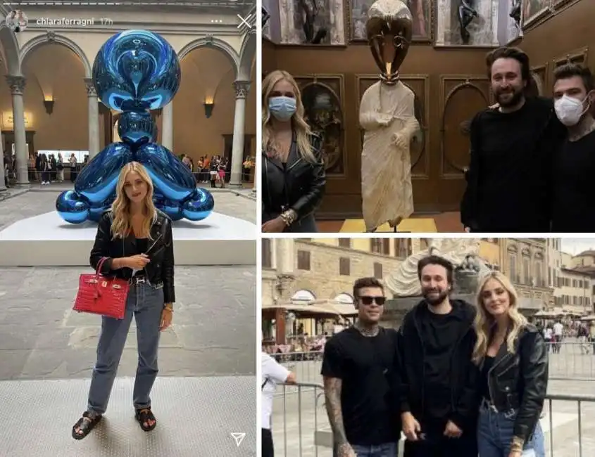 chiara ferragni fedez francesco vezzoli jeff koons